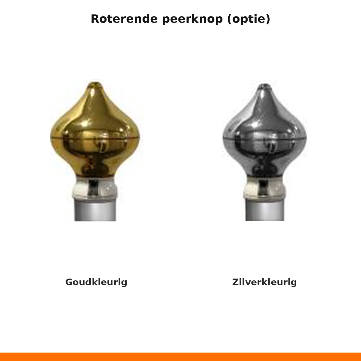 Vlaggenmast met kikker, oog en koord